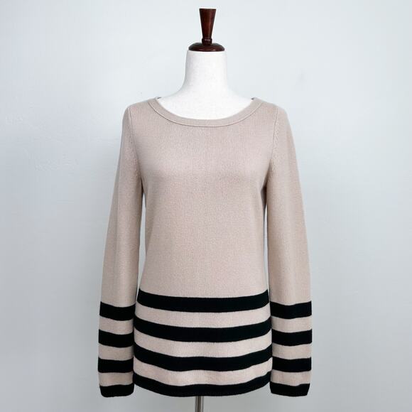 Banana Republic Wool Cashmere Striped Knit Sweater - Picture 1 of 6